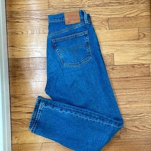Levi’s premium 501s jeans in medium blue